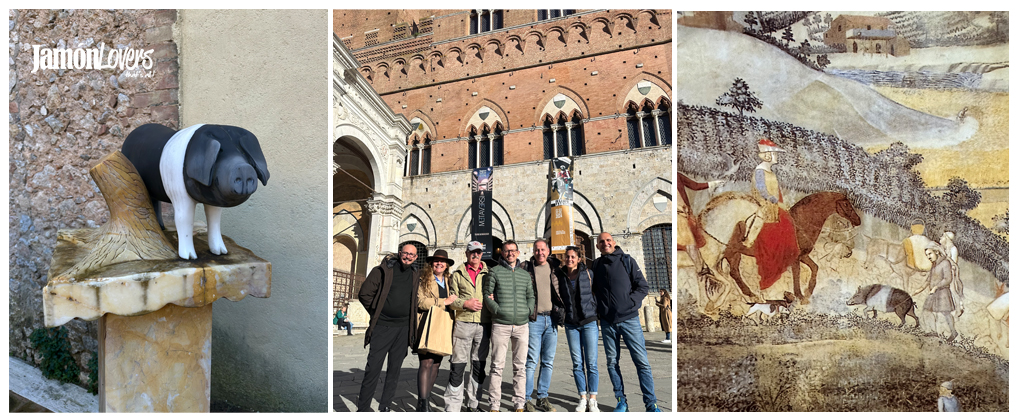 Prosciutto di Cinta Senese DOP, Ambrogio Lorenzetti Siena