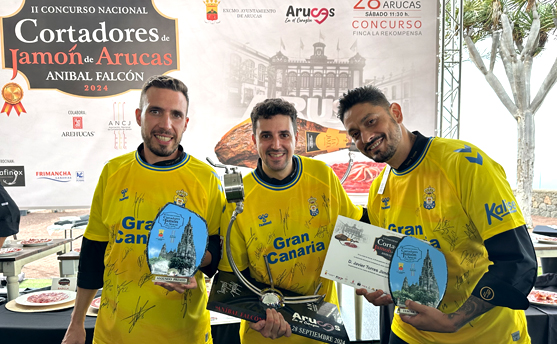 Ganadores II Concurso de Cortadores de Jamón de Arucas