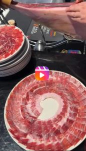 Corte maza jamones Final del Campeonato de España de Cortadores de Jamón