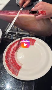 Corte maza jamones Final del Campeonato de España de Cortadores de Jamón