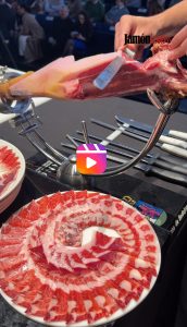 Tercer corte jamones Final del Campeonato de España de Cortadores de Jamón