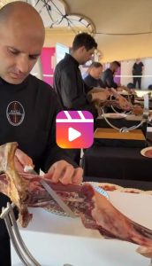 Corte Babilla Jamones IX Concurso de Cortadores de Jamón de Monroyo