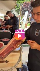 Tercer Corte Jamones IX Concurso de Cortadores de Jamón de Monroyo