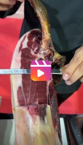 Corte de la Babilla XII Concurso de Cortadores de Jamón de Corteconcepción