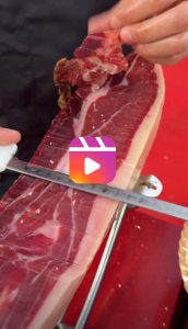 Corte de la Maza XII Concurso de Cortadores de Jamón de Corteconcepción