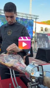 Limpieza Jamones XII Concurso de Cortadores de Jamón de Corteconcepción