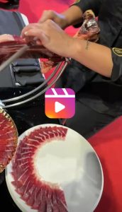 Tercer Corte XII Concurso de Cortadores de Jamón de Corteconcepción