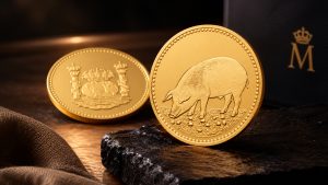 El cerdo ibérico ya tiene su propia moneda de oro