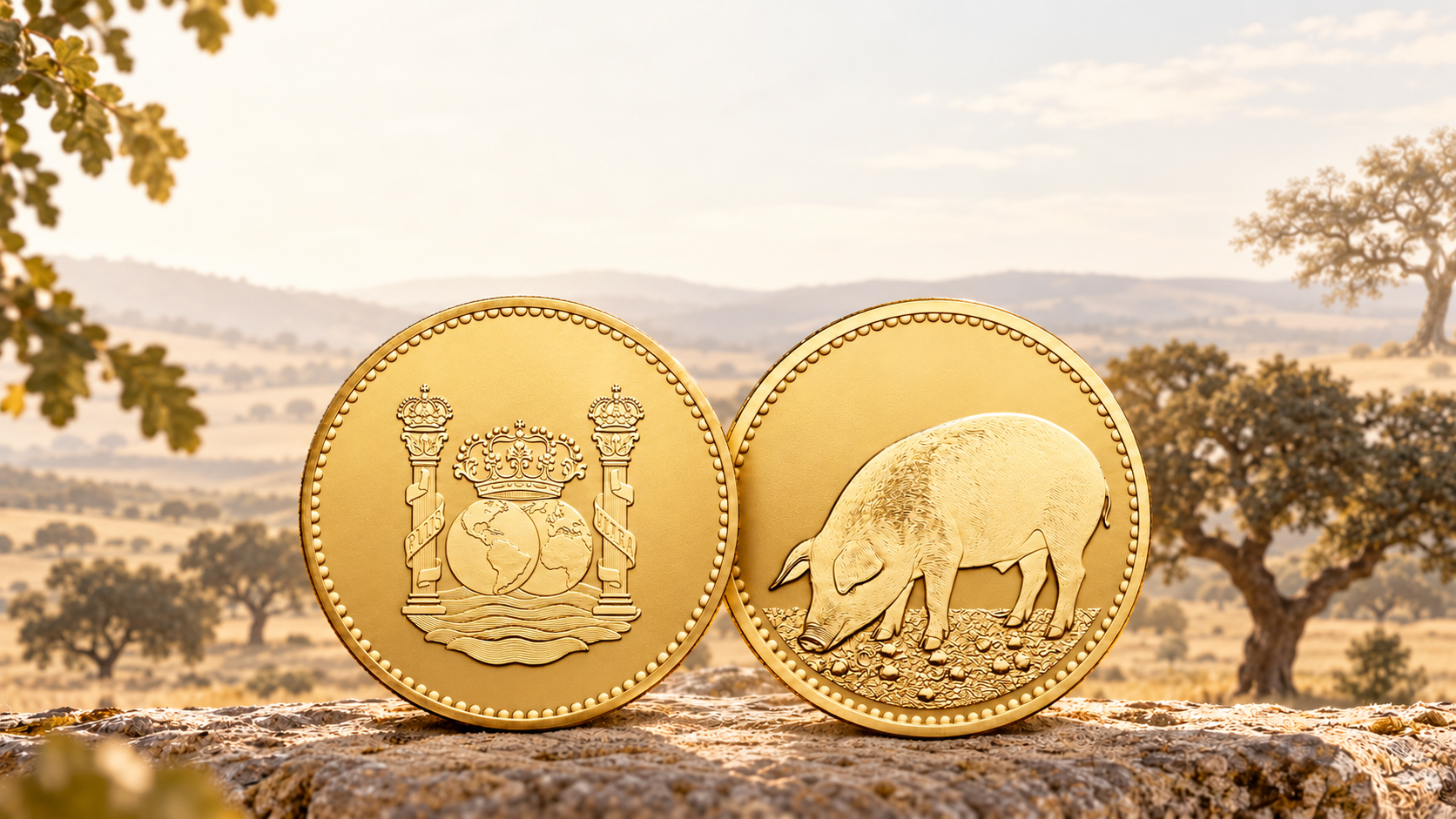 El cerdo ibérico ya tiene su propia moneda de oro